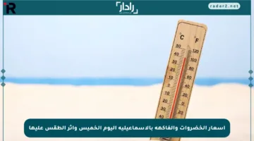 أسعار الخضروات والفاكهة بالإسماعيلية اليوم الخميس وأثر الطقس عليها